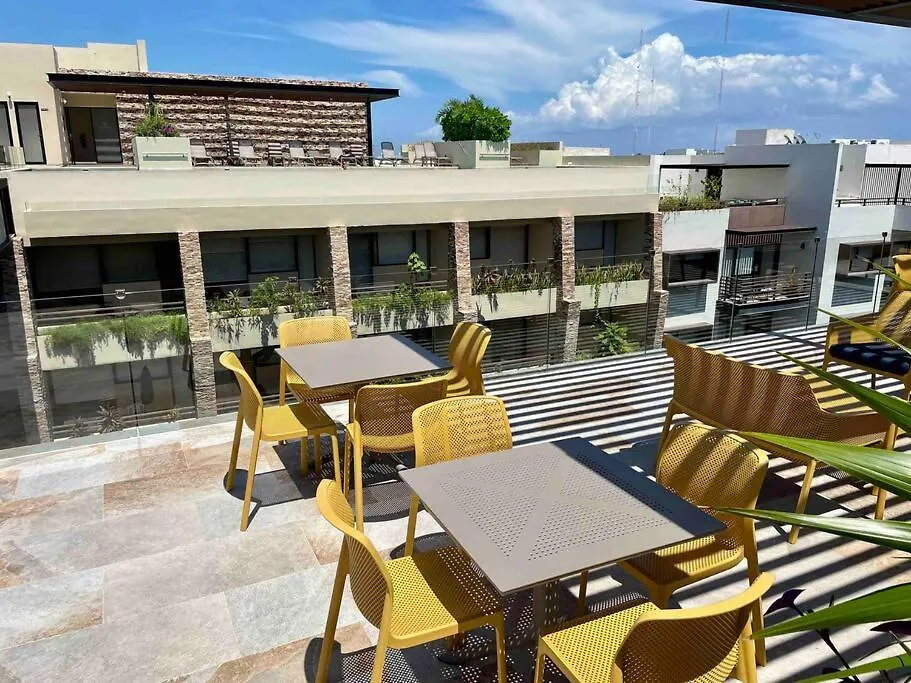 Cozy Loft With Poolside Terrace Apartment Playa del Carmen Mexico