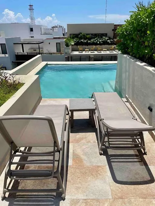 Cozy Loft With Poolside Terrace Apartment Playa del Carmen